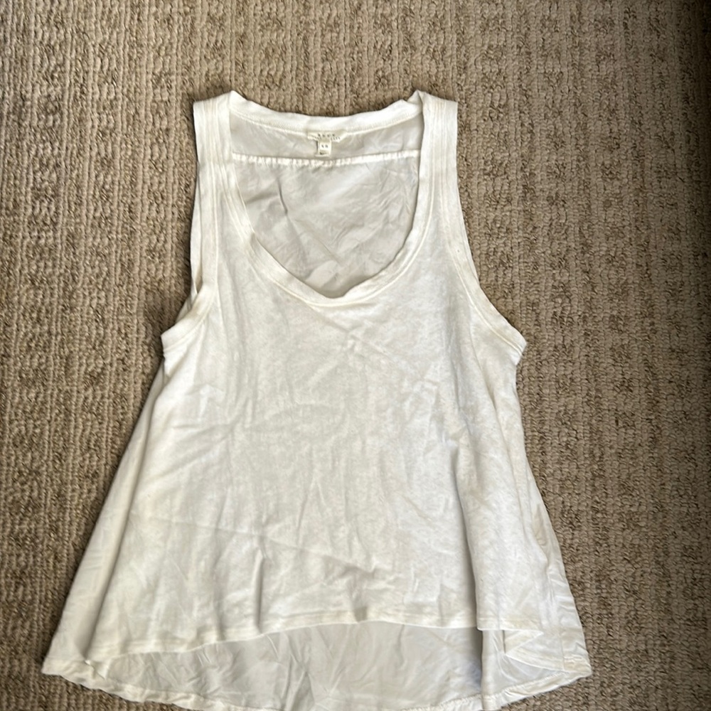 Soft Joie Cream cotton and Silk back tank sz xs